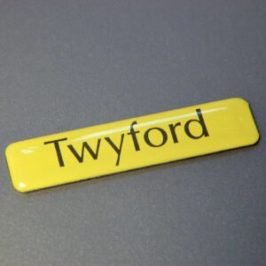 40mm x 10mm Rectangle Resin Domed Labels