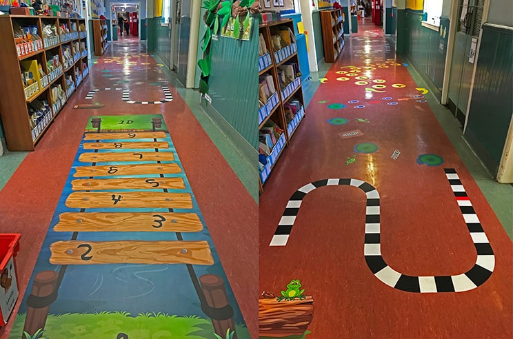 What are Sensory Floor Stickers?